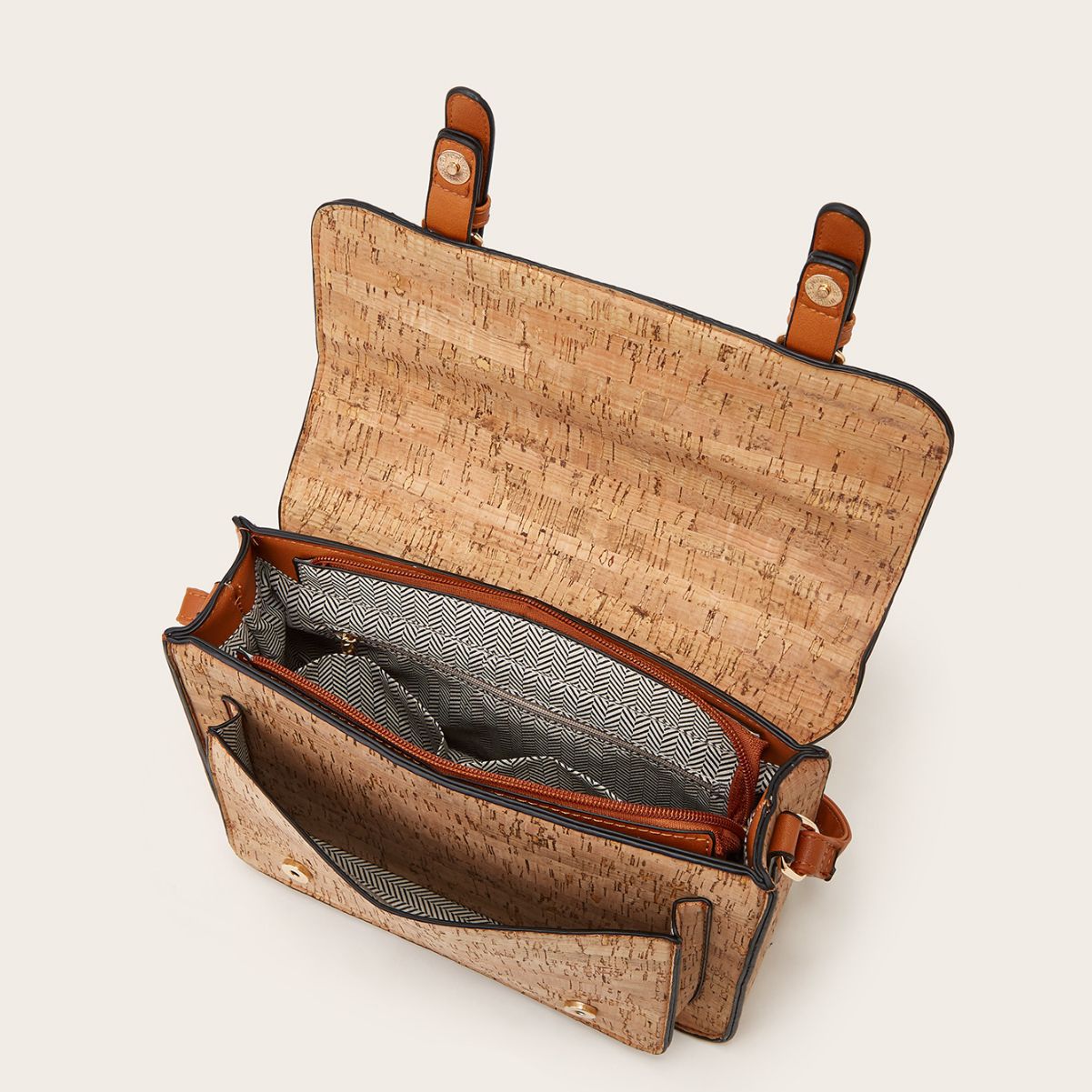 Single Shoulder Slanting Cross Bag Summer Large Capacity Ladies Printing Bag Retro Literary Saddle Bag
