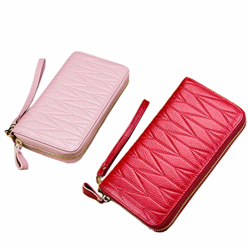 Fashion Women Wallet Long Clutch Bags Anti Rfid Business Card Holder Card Porte Feuille Femme Money Pocket Coin Purse Zipper