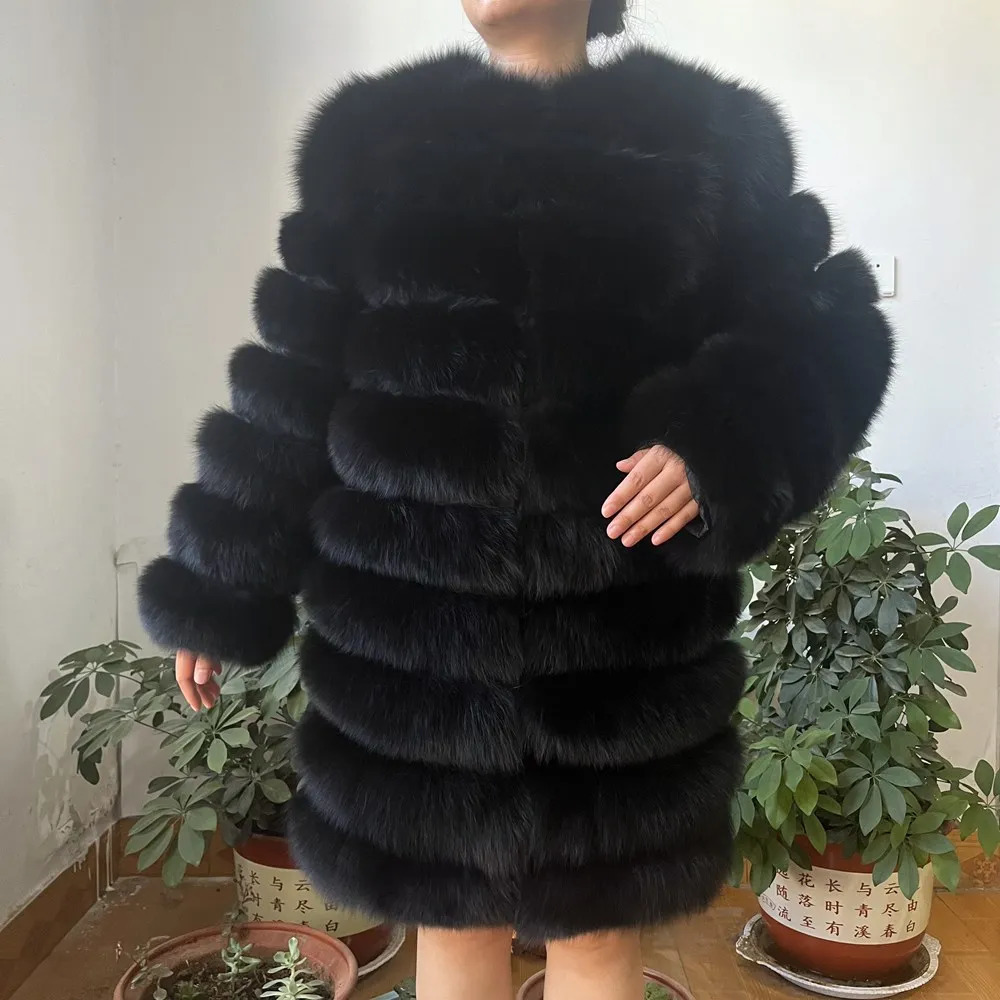 4in1 fox fur coat womens jacket vest winter coat womens fox fur coat high-quality fur coat 241107