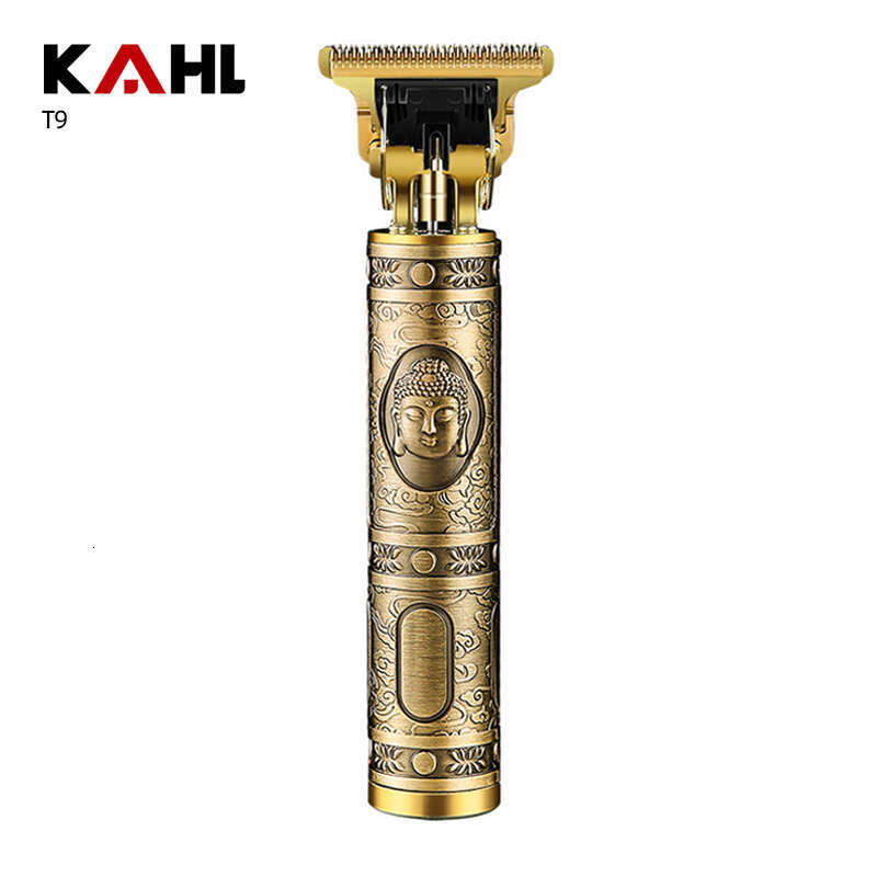 Professional Men's Hair Clipper with T Blade Zero Gap Pad Edger Rechargeable Cordless Shaver Gift for Beard