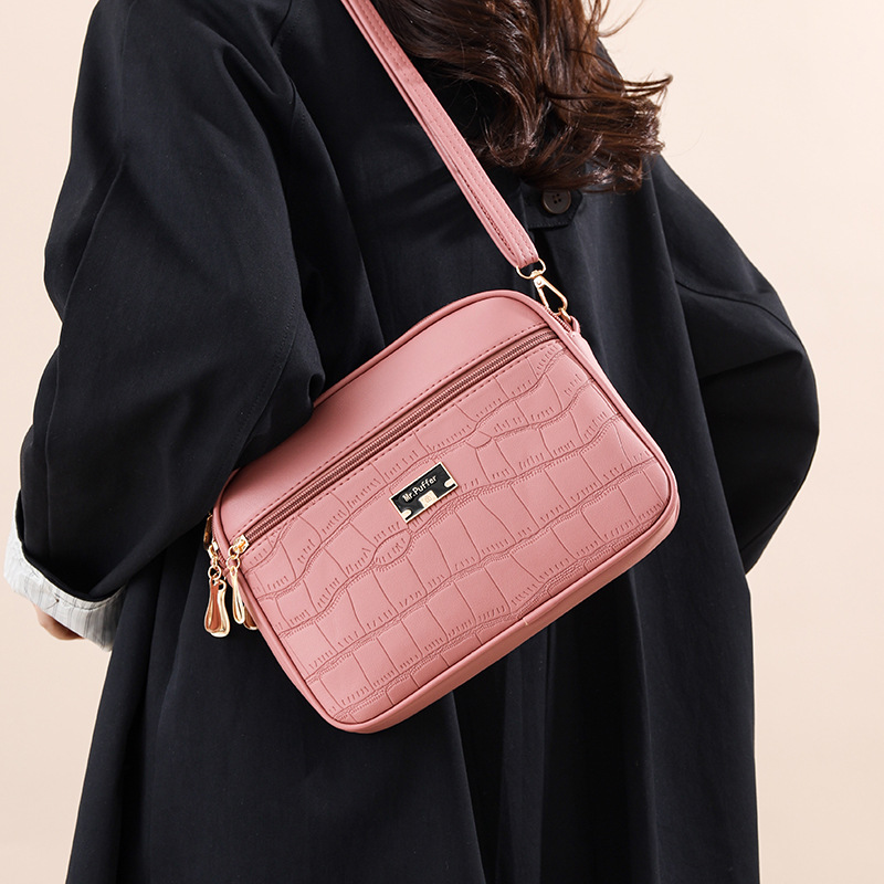 2024 Spring New Simple and High End Light Luxury Mom Bag Fashion Versatile Large Capacity Crossbody Cross Border Fashion Handbag