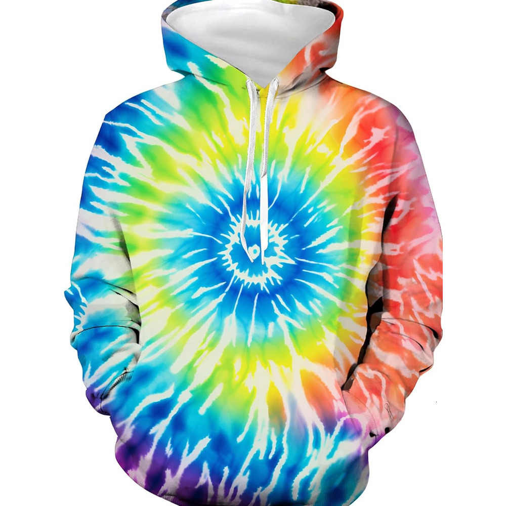 Hoodie for Mens Womens Unisex 3D Galaxy Hoodie Novelty Hooded Sweatshirt Colorful Graphic with Big Pockets Graphic Cool thread pattern