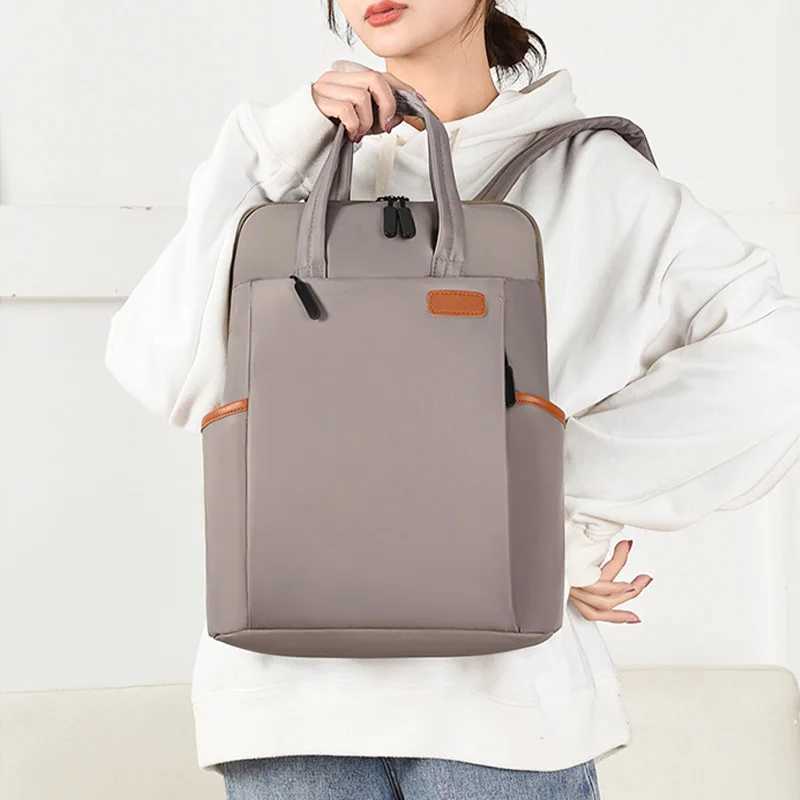 Women Backpack Oxford Cloth Waterproof New Korean Style Outdoor Travel Bag 14 Inch Laptop 241107