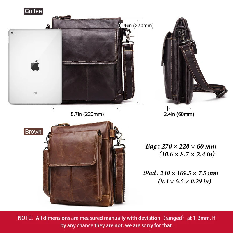 Mens Crossbody Bag Retro Casual Cross Bags Large Capacity Business Messenger highQuality Men Shoulder 241106