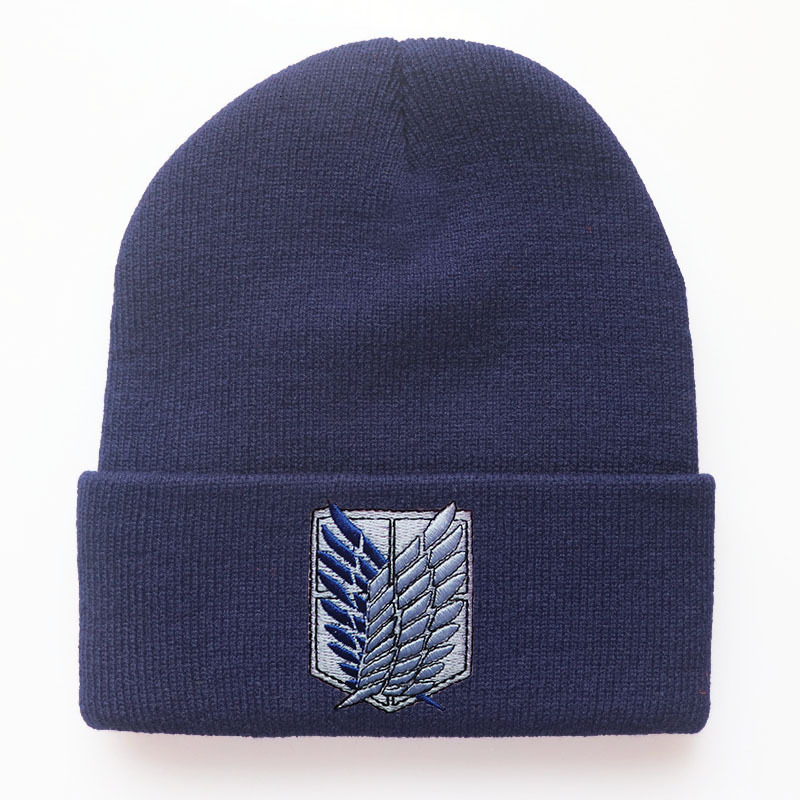High quality design, Men's and Women's Embroidered Knitted Woolen Warm Hat, Cold Hat