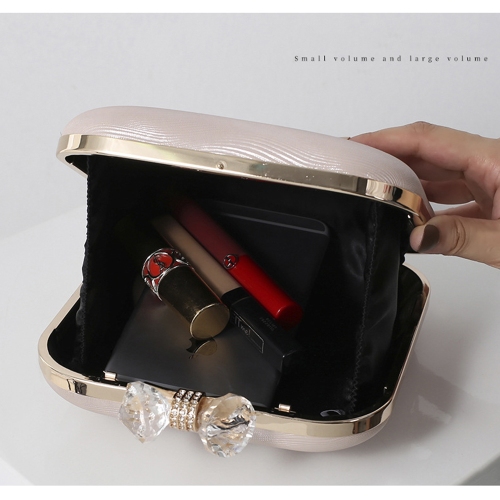 Versatile Evening Party Clutch Bag Women Fashion Leather Shoulder Bag with Pearl Handle Handbags Luxury Purse Sac A Main Femme