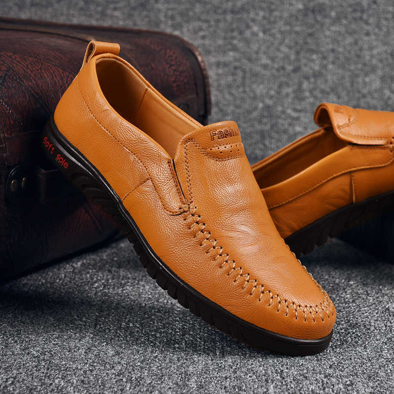 CMM Large Size Mens Shoes Summer New Business Formal Small Leather Shoes British Simple Casual Fashion Trend Bean Shoes
