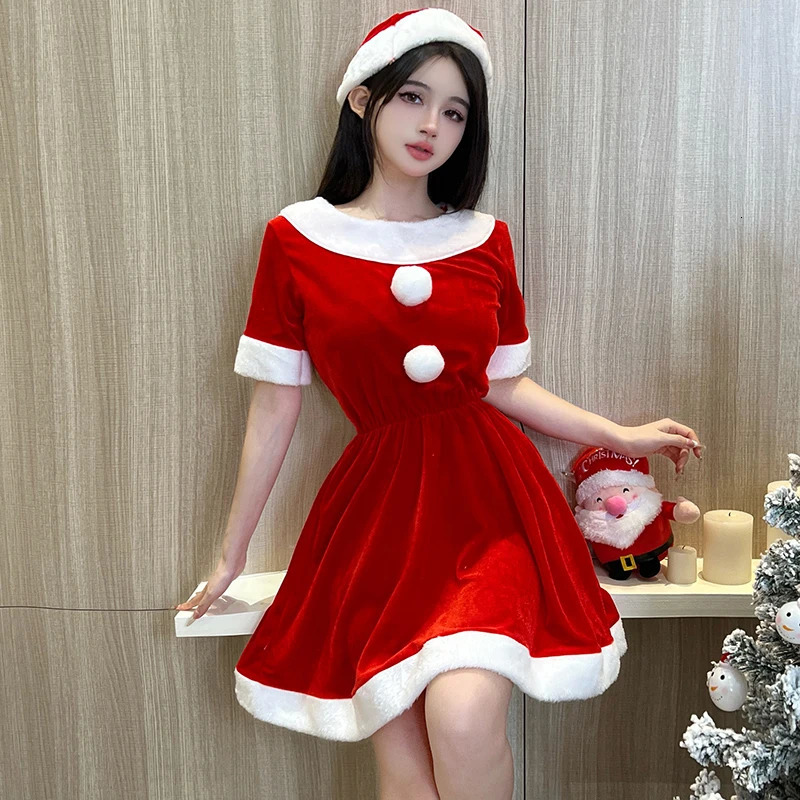 Christmas Dress 2025 Womens Clothing Sexy Party Skirt Womens Clothing Performance Nightclub Bar Clothing Mini Dress Women 241106