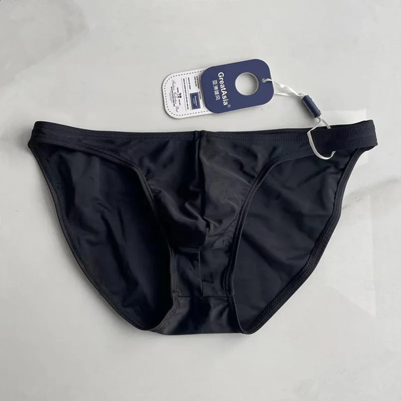 GreatAsian Mens Swim Briefs Ultra Low Waist Bikini Brazilian Slip Sexy Swimwear Beach Shorts Gay Cheeky Swimming Trunks Sunga 240407