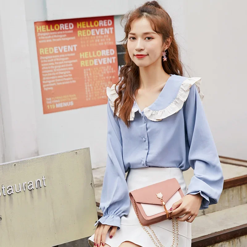 Bags for Women Luxury Designer Cover Tassel Chain Shoulder Small Square Bag Messenger Crossbody Bag Pearl Cat