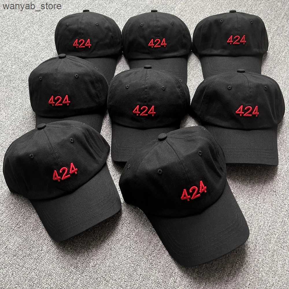 Ball Caps Frog drift Streetwear Summer Embroidery 424 FourTwo Four Sun Adjustable Casual Fashion Black Mens Baseball Hat L240910 L0910