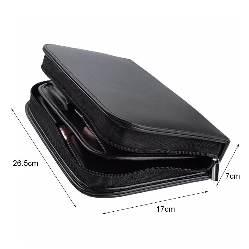 Zipper makeup bag travel toilet brush face wash box large capacity beauty container bag storage organizer waterproof 241106