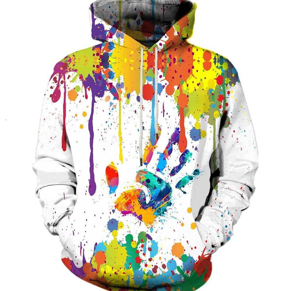 Hoodie for Mens Womens Unisex Colorful Graphic Hoodies 3D Print Cool Sweatshirt Cool Design with Pocket for Men and Women Graphic Cool colored pattern
