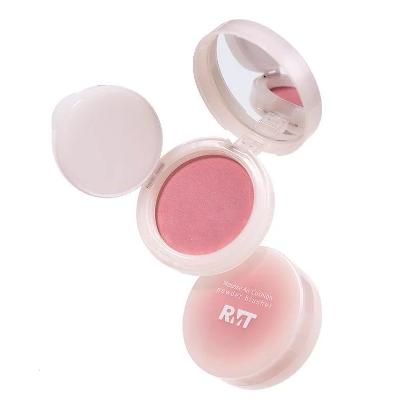 ROMANTIC BEAUTY Soft cream powder blusher makeup air pad liquid powder blusher suitable for cheeks light weight wear-resistant natural appearance 2411