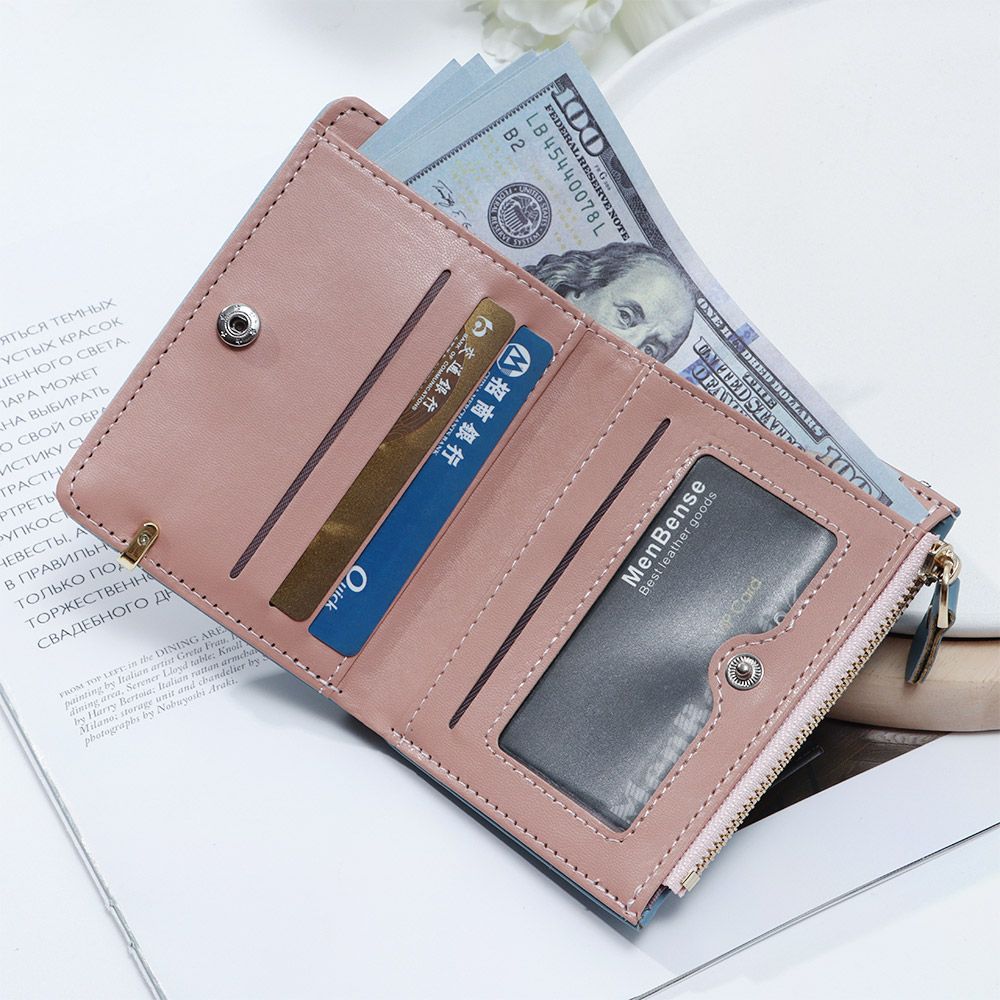 Fashion Women Coin Purse Mini Clutch Short Wallet Card Holder Female Hasp Mini Clutch For Girl Coin Purse Small Wallet