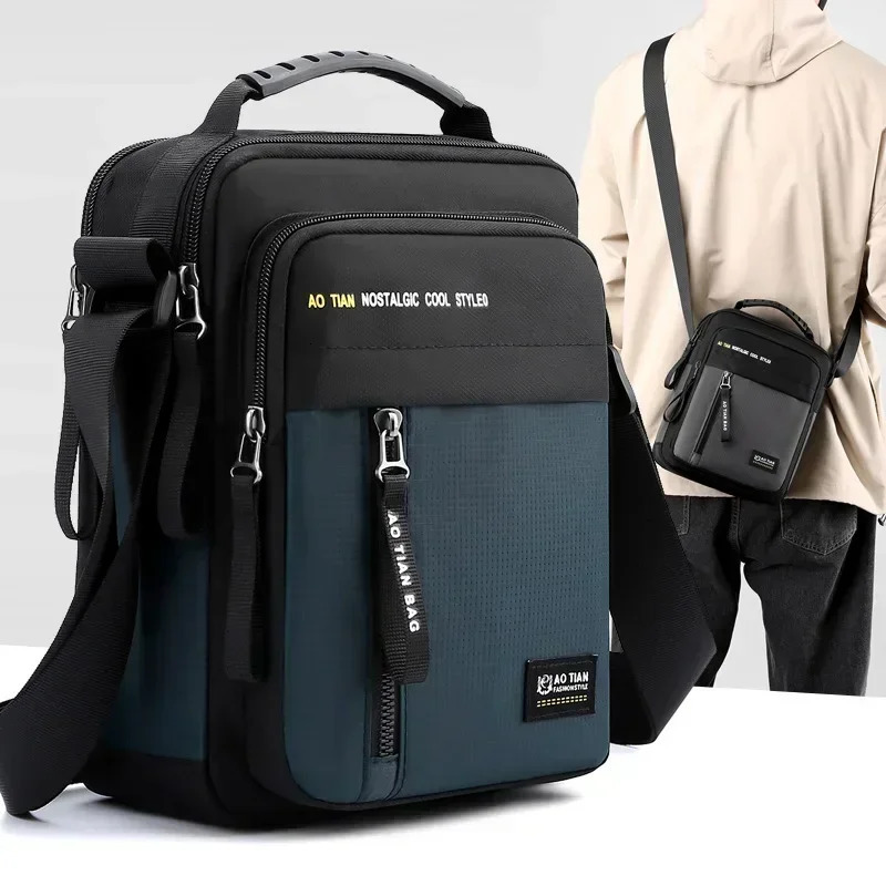 High Quality Mens Handbags Oxford Bag for Man Male Cross Body Shoulder Messenger Bags Casual Bussiness 241106