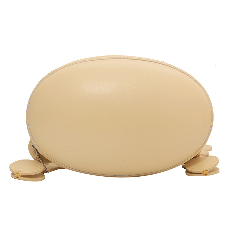 New Oval Fashion Shoulder Bag Egg Shape Shoulder Strap Women's Crossbody Messenger Bags Ladies Purse Female Round Handbag