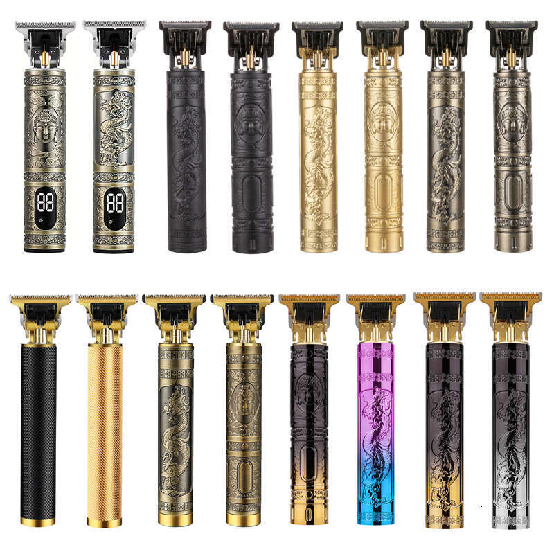 Factory wholesale professional hair clipper electronical beard Zero clearance T-blade trimmer