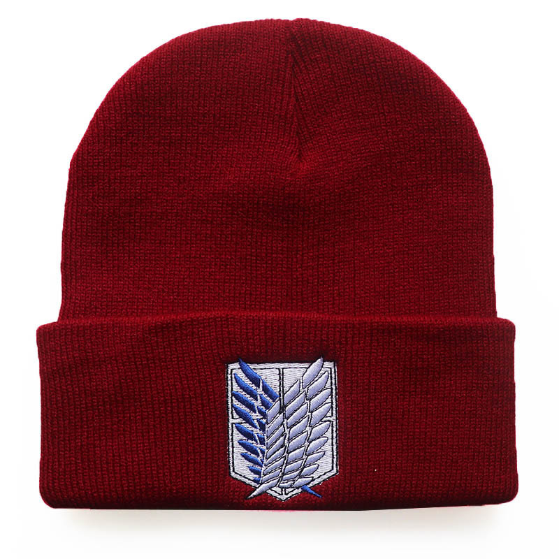 High quality design, Men's and Women's Embroidered Knitted Woolen Warm Hat, Cold Hat