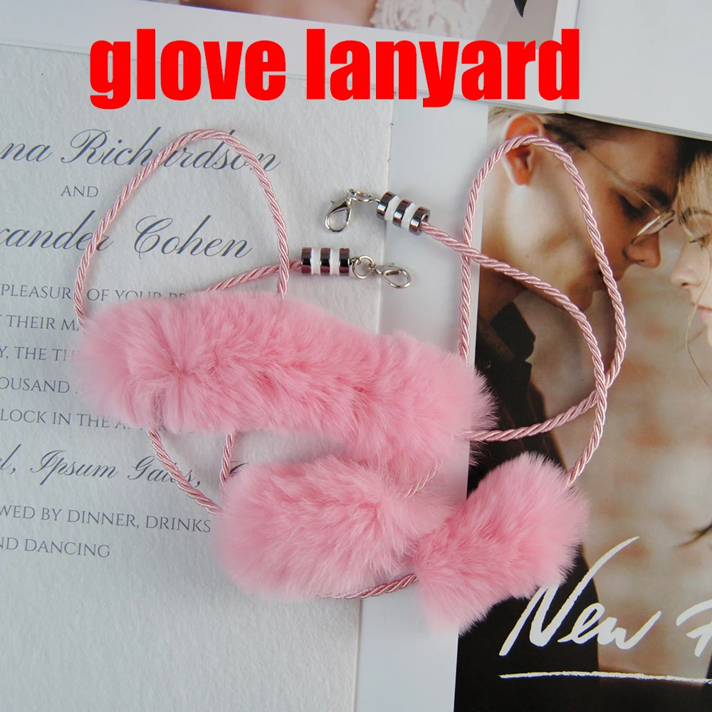 Womens Winter Rex Rabbit Fur Watch Warm Thick Womens Fur Gloves Elastic Girls Sled Gloves 241106