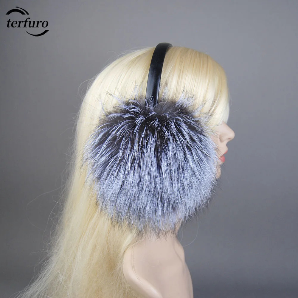 Winter Cool True Fox Fur Eartips Plush Anti Noise Eartips for Girls Accessories Women Warm Earphones Warmer 241107