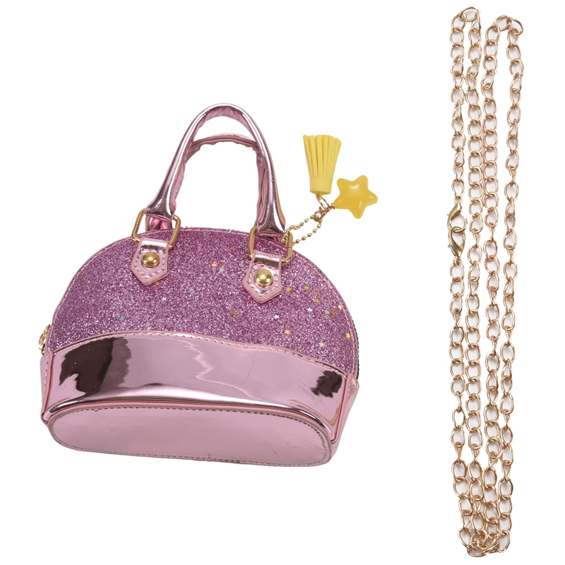 new fashion hotsale casual Little Girls' Sequins Handbags Princess Crossbody Bag Mini Satchel Gifts For Girls Toddler Kids (Pink