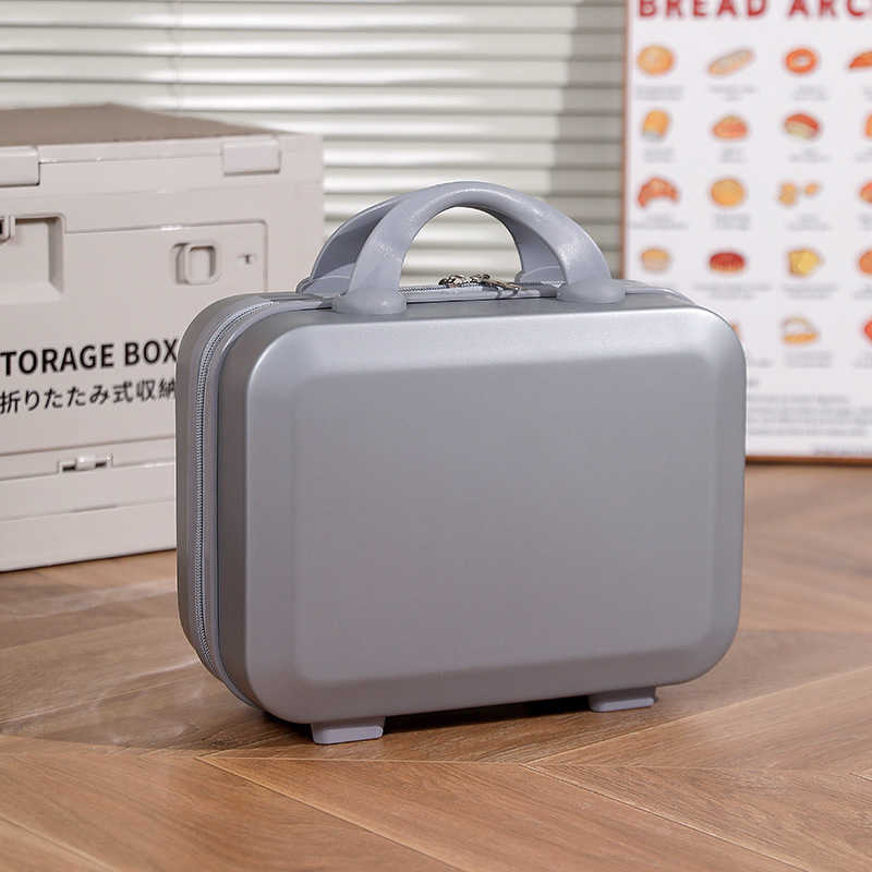 Mini Handheld Small Box 14 inch Makeup Box, Travel Luggage Bag, Handheld Gift Storage Gift Box