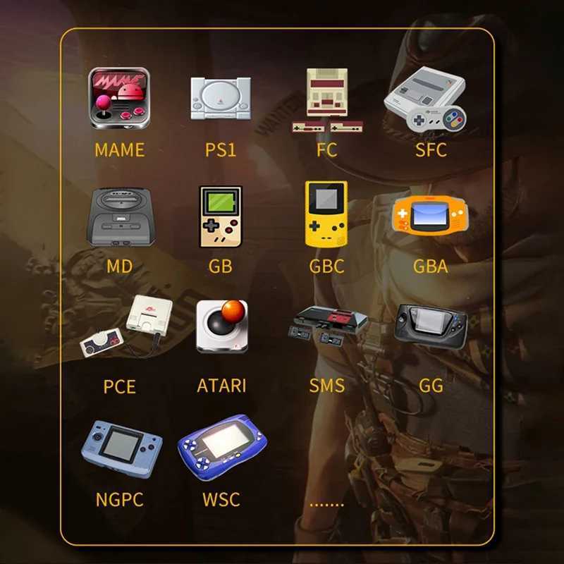 New SF3000 retro handheld game console 4.5-inch IPS Sn game console hine childrens wireless mini portable game console Y241107