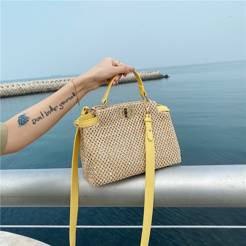 2023 New Summer Straw Bags for Women High Quality Shoulder Bag Cute purse and Handbag Designer Crossbody Bag Luxury Satchel