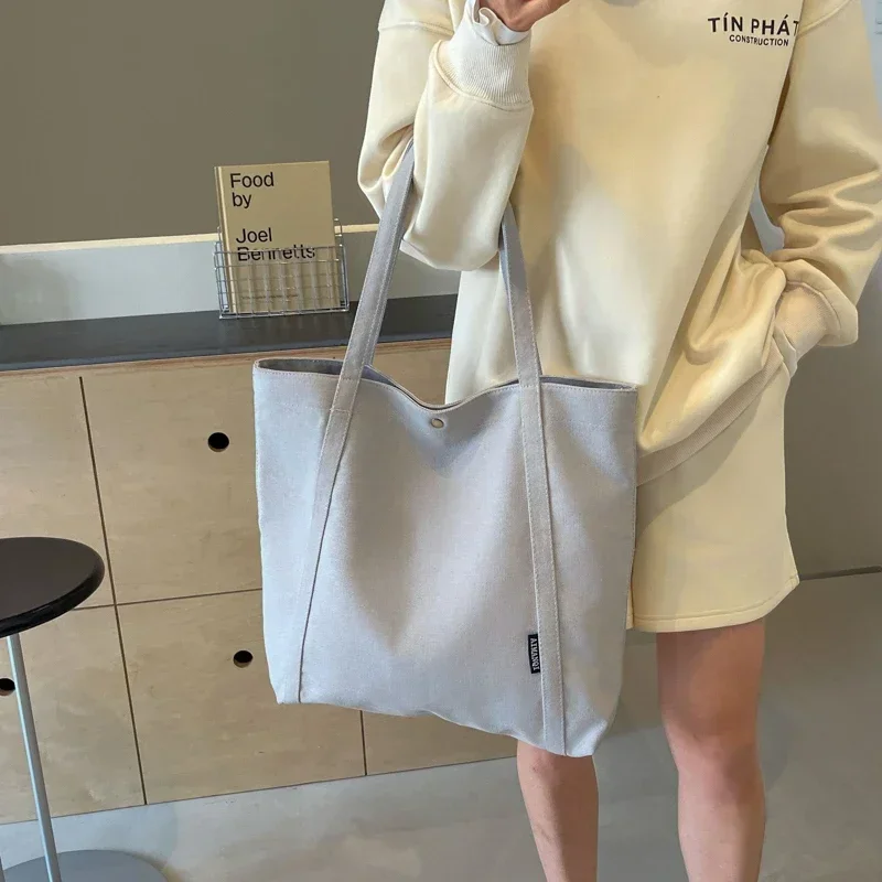 Canvas Women's Bag2024 New Pattern High-capacity Comfortable Durable Simplicity Atmosphere The Single Shoulder Bag Tote Bag