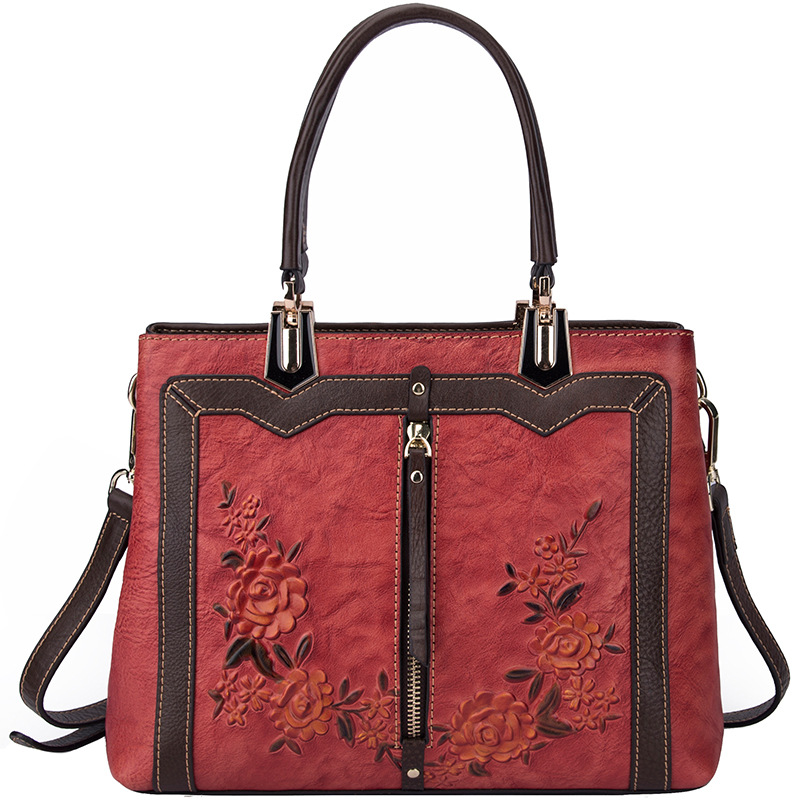 MOTAORA Women's Bag Retro Genuine Leather Luxury Handbags For Women 2023 New Handmade Crossbody Bag Large Capacity Bags Female