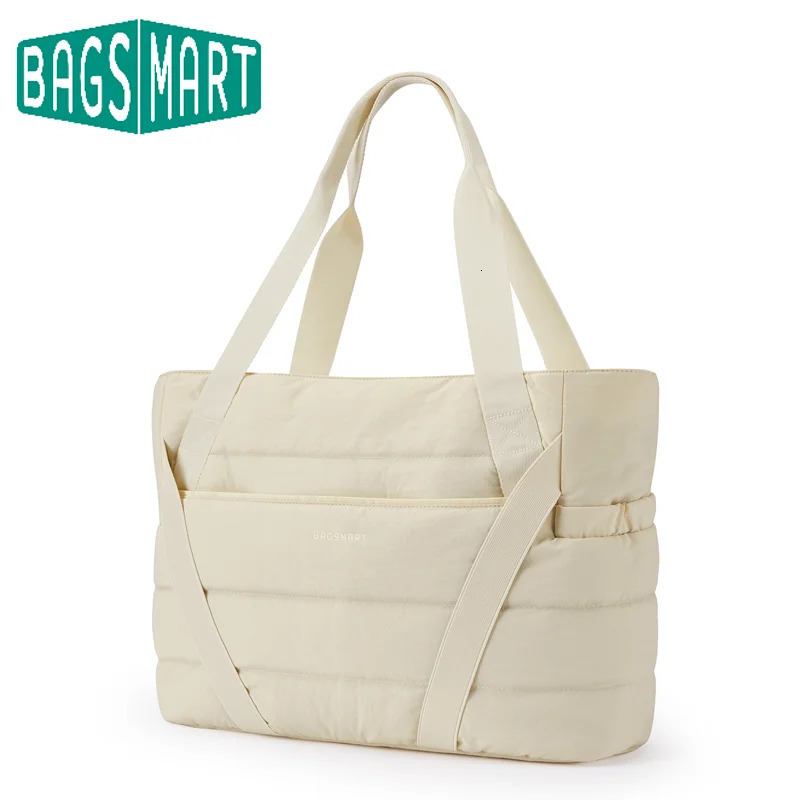 BAGSMART sports fitness handbag womens commuting shoulder bag casual simple mom outdoor bag large capacity luggage handbag 241106