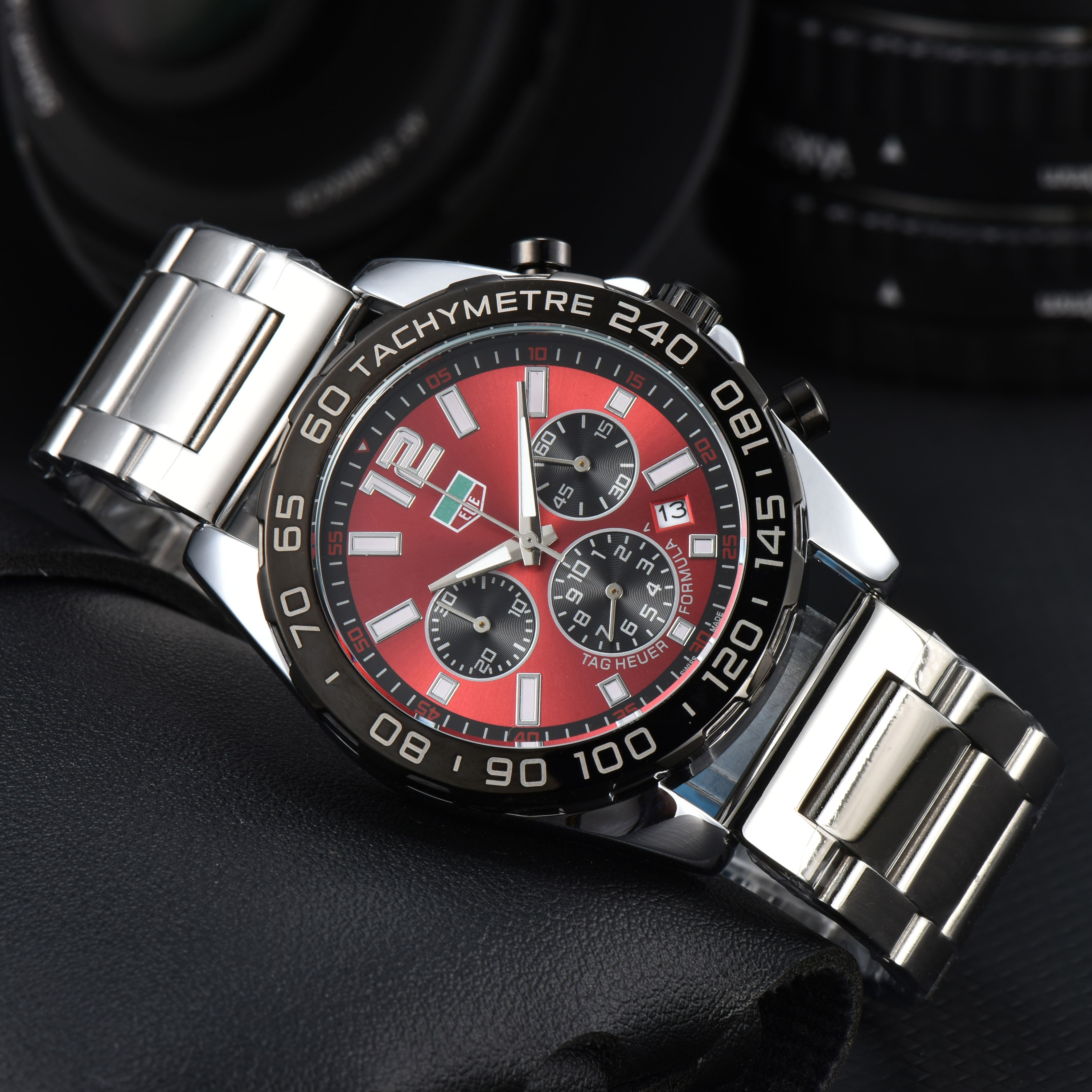 Mens women Wholesale Luxury Brand Top Designer Men Quartz heuer CARRERAity Watches Business Dress Waterproof Wristwatches Man Stainless Steel Sports F1 Watch #568