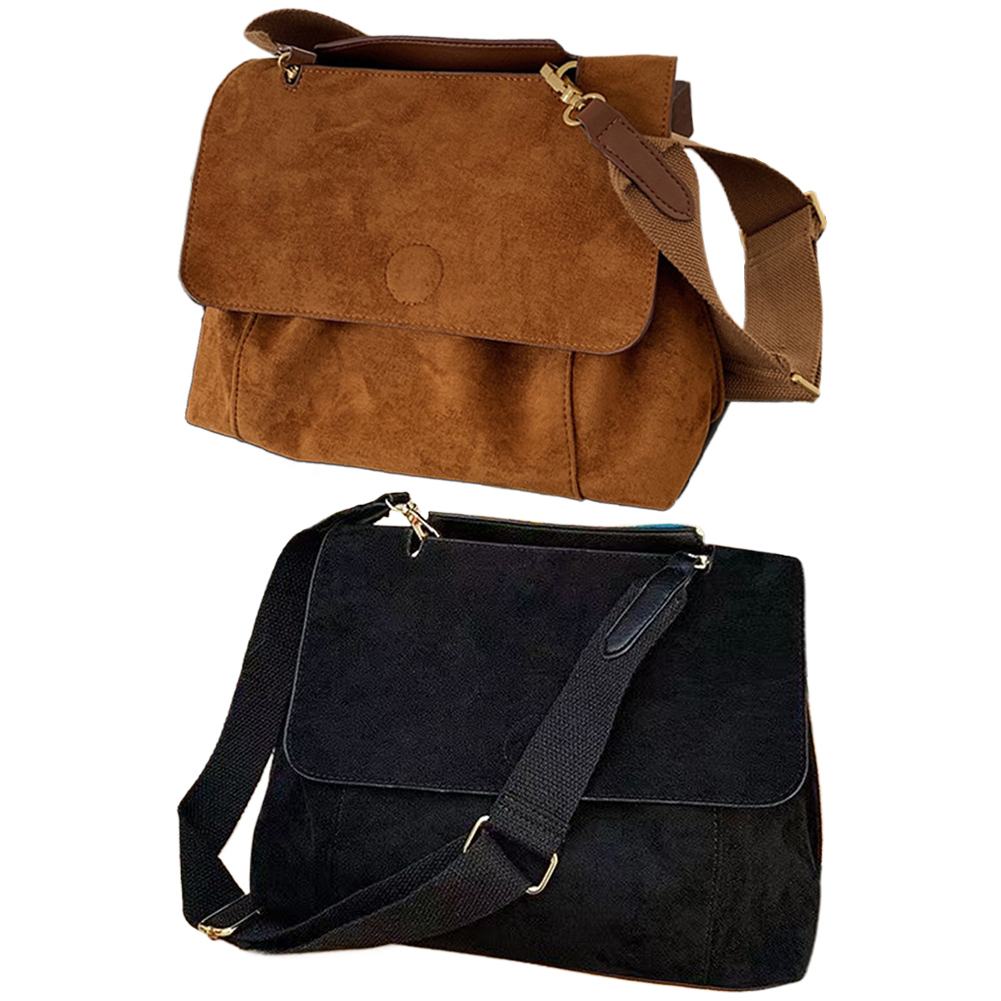 Women Versatile Sling Bag Large Capacity Daily Shoulder Purse Solid Color Casual Crossbody Bag Ladies Commute Bag