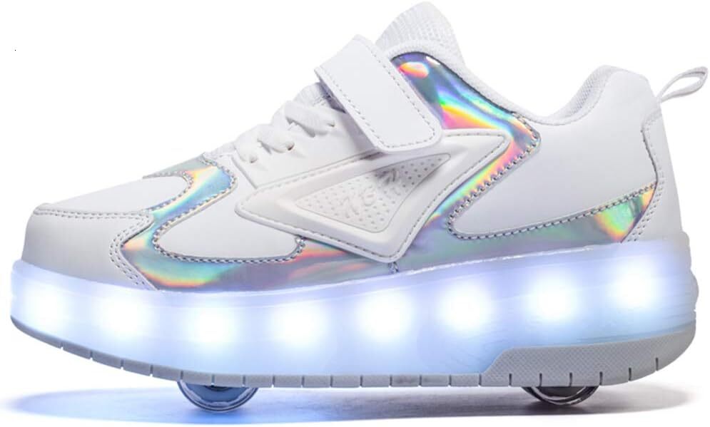 Children's LED roller skating shoelaces single wheel luminous roller shoes for girls, boys, and children