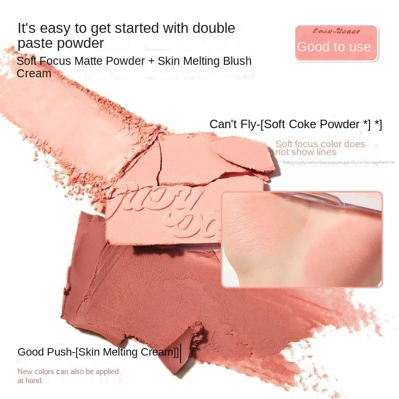 Judydoll Blush Highlighting Palette Blusher Cream Matte Highlander Contour Set Korean Makeup 241107