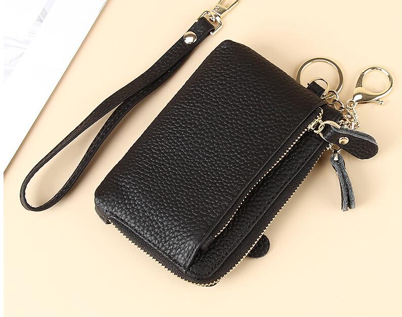 Women Key Card Bag High-quality Multi-function Key Box Car Key Chain Wallet Mini Card Bag Key Clip