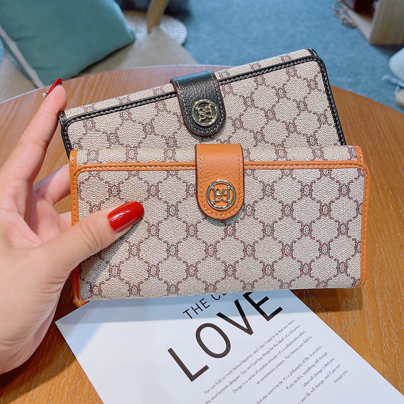 Luxury Style Women's Wallet Long Design Large Capacity Clutch, Fashion Multi Functional Genuine Leather Wallet with 10 Card Slots and Stylish Org