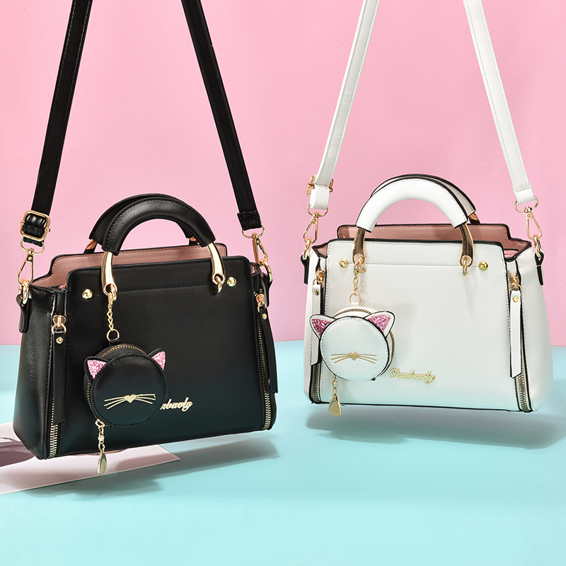 Women's Trending Fashion Crossbody Bag: Casual Personality Cat Design, One Shoulder Style, Stylish & Versatile for Daily Use