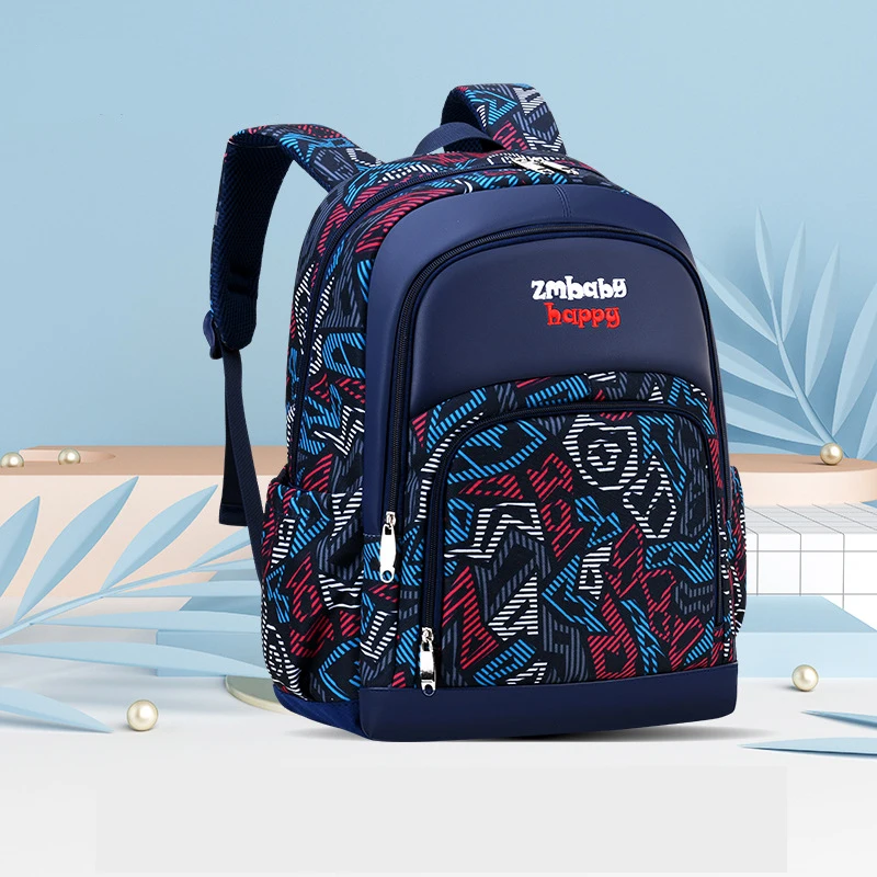 New Kids Orthopedic school backpack Boys Dinosaur Primary school Backpack Children School bags for Girls Grade1-3-6 Two Size