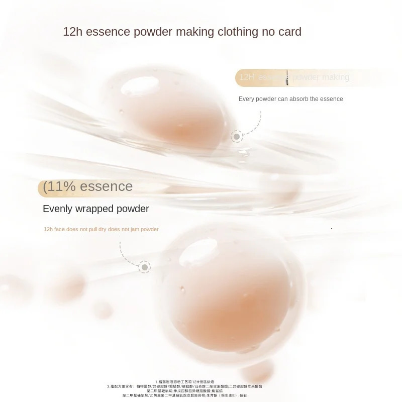 Judydoll Transparent Beige Compact Powder Oil Control and Makeup Matte Finish Durable Pressing Powder Soft Focusing Foundation 241107