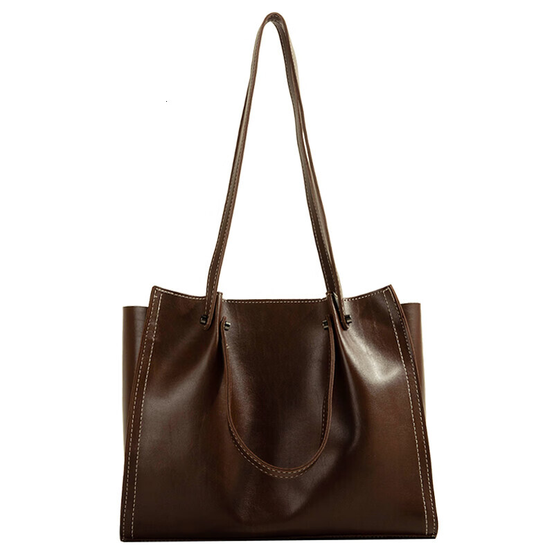 AIOSC Large Capacity Handheld Underarm New Trendy Soft Leather Commuter Bag Synthetic leather Fashion designer BagVoyage