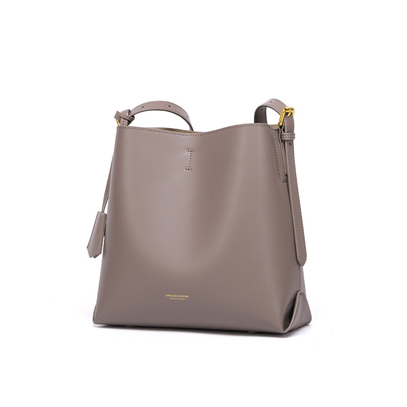 Cnoles Women Soft Bucket Bag Shoulder Bag Fashion Ladies Leather Female Luxury Crossbody Bags