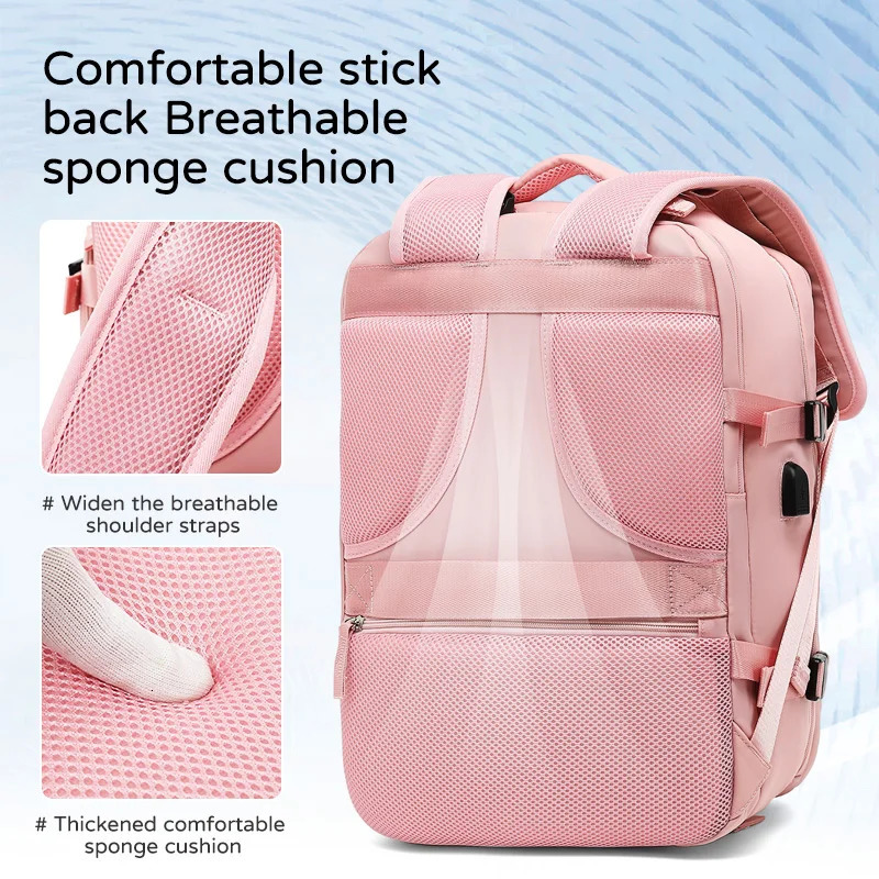 Mens large travel backpack portable backpack hiking backpack waterproof outdoor sports backpack leisure day bag 241106