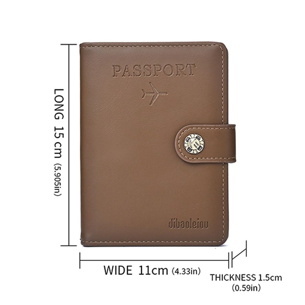PU Leather Travel Passport Cover Fashion Hasp 2024 Women Passport Holder Case Multifunction Travel Credit Card Protector Cover