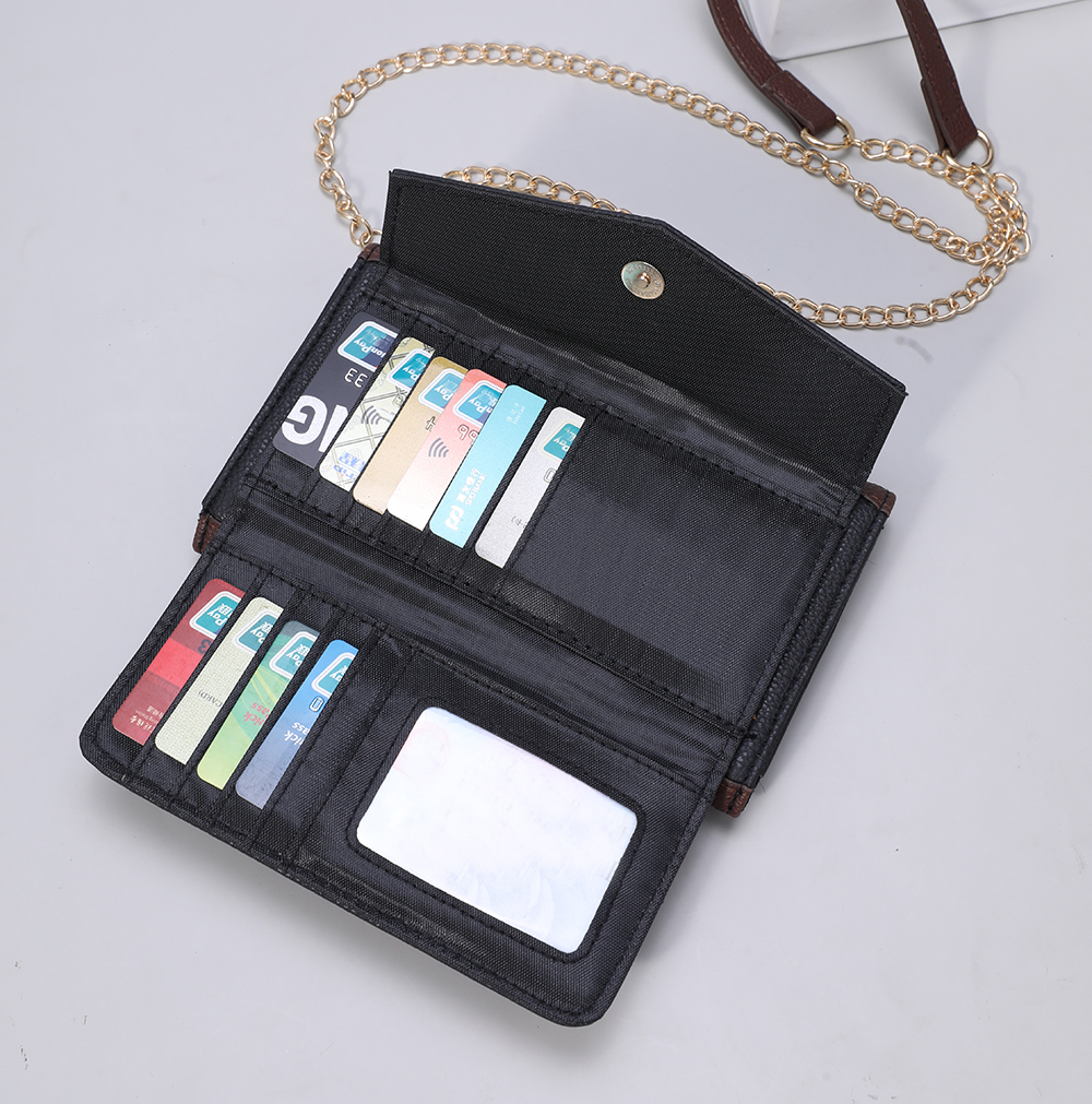Small Women's Shoulder Bag Strap Detachable Fashion Chain Card Wallet Mobile Case