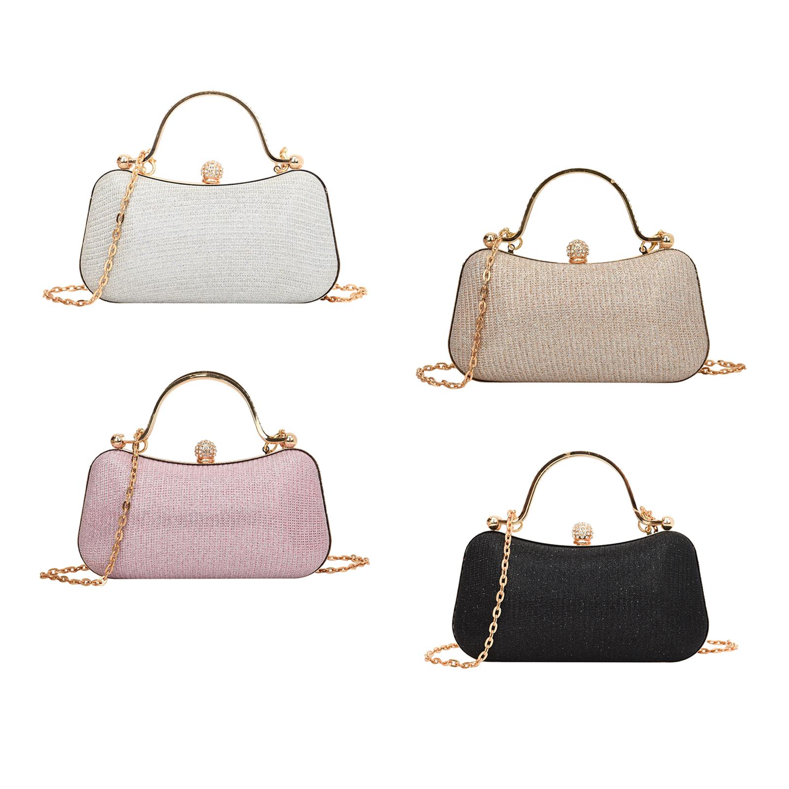 Womens Crossbody Bag Trendy Pouch Valentines Day Gifts Ladies Satchel Shoulder Purse Durable Clutch Purse Tote Bag Chain Strap