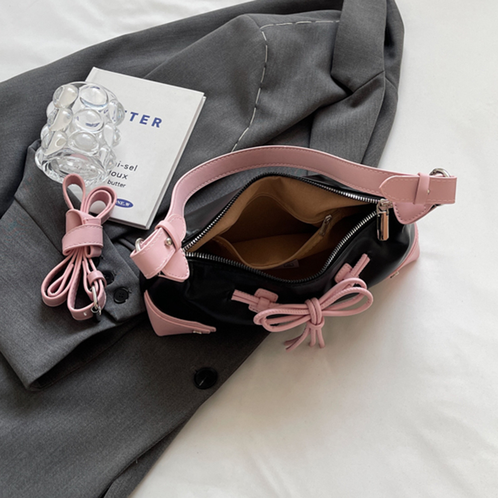 Bow Tie Chic Y2K Handbag for Women Top Handle Bag Brand Purse Trendy Shoulder Bag Girls Luxury Tote Female Shopping Clutch Bag