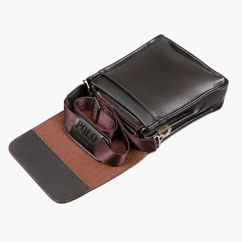 The leisure business single shoulder bag Polo vertical bag man trend inclined shoulder bagC241106