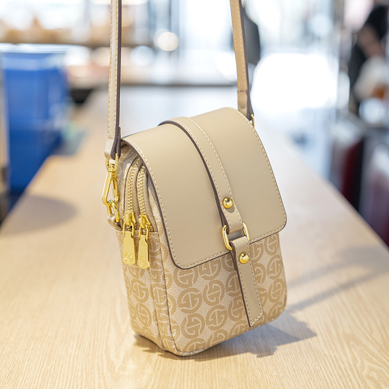 2025S Fashion Designer Women Crossbody Bag Ladies PU Leather Travel Mobile Phone Pouch Casual Mini Shoulder Bags